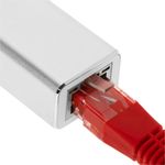Conversor de USB-C 3.0 a 3xUSB 3.0 y Ethernet RJ45 color plata - RA00800 - 08