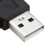 Cable USB 2.0 tipo A Macho acodado a USB tipo A Hembra para Panel 100 cm - UB10200 - 06