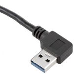 Cable USB 3.0 tipo A Macho acodado a USB tipo A Hembra para Panel 100 cm - UB10500 - 05