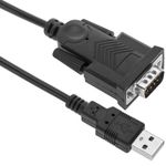 Cable USB a RS232 de 1 puerto DB9 macho de 1,5m - TS09000 - 01