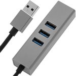 Conversor de USB 3.0 a 3xUSB 3.0 y Ethernet RJ45 color gris - RA00900 - 07