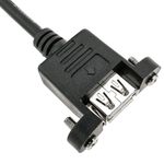 Cable alargador USB 2.0 para empotrar en panel de 1 m tipo A Macho a Hembra - UB02700 - 08
