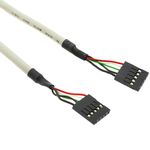 Adaptador USB de placa madre 2x5 pin a 2xAH bracket - US03100 - 02