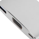 Conversor de USB 3.1 tipo C a VGA y USB-C y USB-A - UH08400 - 09