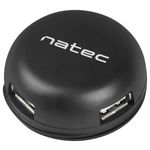 Hub USB tipo A 2.0 de 4 puertos negro Natec Bumblebee NHU-1330 - NT35800 - 02