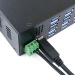 Concentrador USB 3.0 industrial de 12 puertos AH - UU02500 - 02