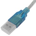 Cable conversor de USB tipo A macho a puerto paralelo DB25 hembra 1.5 m - US02000 - 05