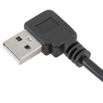 Cable USB 2.0 tipo A Macho acodado a USB tipo A Hembra para Panel 100 cm - UB10200 - 08