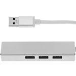 Conversor de USB 3.0 a 3xUSB 3.0 y Ethernet RJ45 color plata - RA00700 - 06