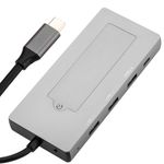 Conversor USB-C a HDMI 4k y ethernet RJ45 y USB-A y USB-C con socket de almacenamiento NGFF M2 - UH08800 - 04