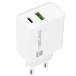 Cargador USB Natec Ribera 1X USB-A + 1X USB-C 20W blanco NUC-2061 - NT36400 - 07