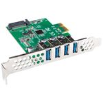 Tarjeta PCI express de Lanberg con 4 puertos externos USB-A 3.1 - UU10100 - 04