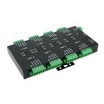 Adaptador industrial USB 2.0 a RS232 RS422 RS485 de 8 puertos - UB09600 - 02