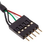 Cable USB 2.0 5-pin a AM 30cm (5P-M/A-M) - UB02300 - 03