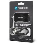 Hub USB tipo A 2.0 de 4 puertos negro Natec Locust NHU-0647 - NT36000 - 03