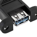 Cable USB 3.0 tipo A Macho acodado a USB tipo A Hembra para Panel 100 cm - UB10500 - 02