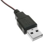 Cable de alimentación de 5V USB tipo A macho a pinzas de cocodrilo de 2m - DT08400 - 05