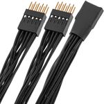 Cable duplicador USB de placa madre 10-pin USB AC97 HD-Audio - UB02600 - 05