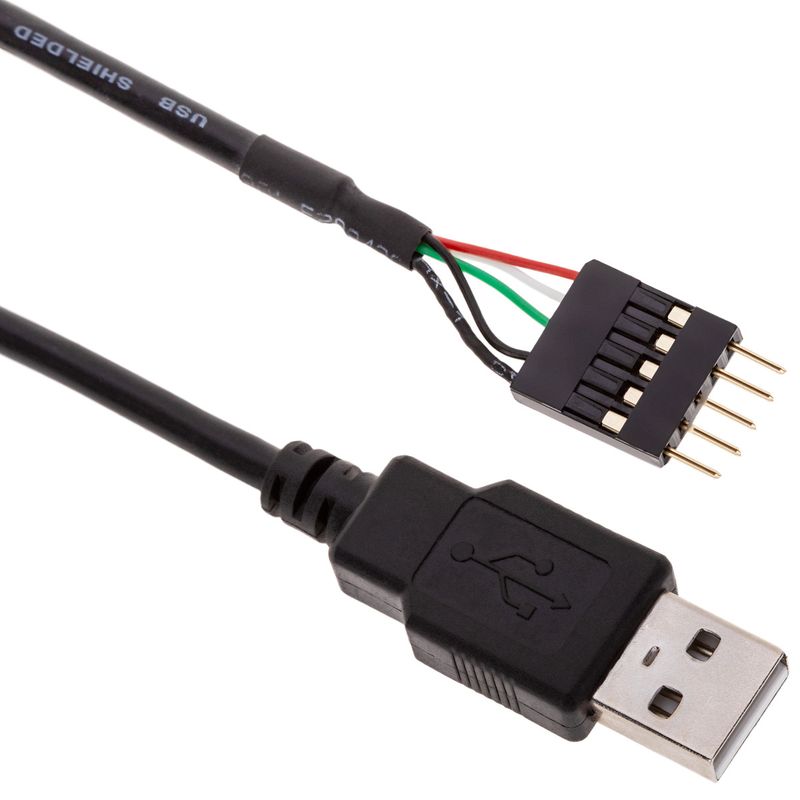 Cable USB 2.0 5-pin a AM 30cm (5P-M/A-M) - UB02300 - 01