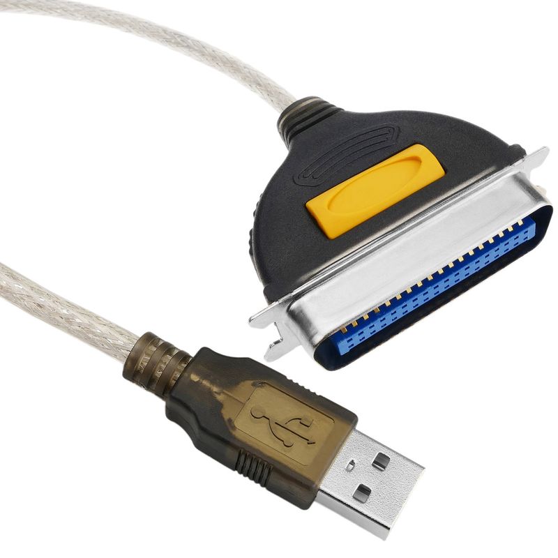 Cable USB a puerto paralelo (A macho a centronics 36 macho) - US02100 - 01